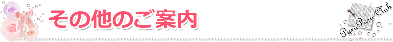 その他のご案内